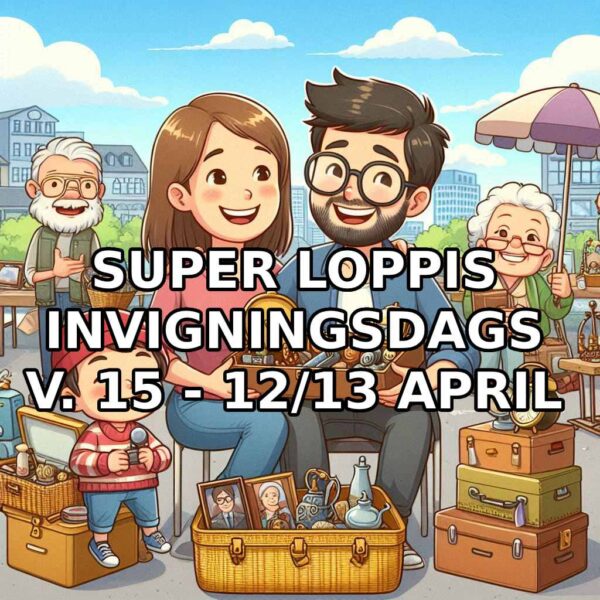 Loppmarknad Vecka 15 12/13 April